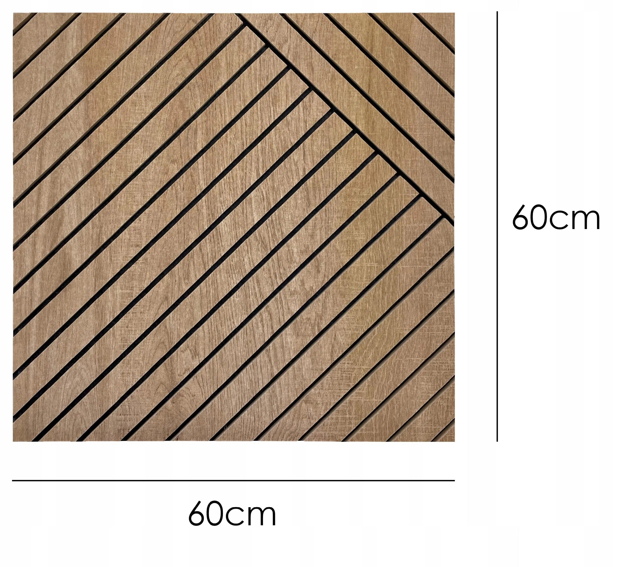 Felt Slatted Acoustic Wall Panels 2 on white background DecorMania UK